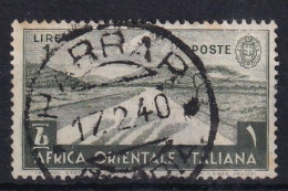 ITALIAN EAST AFRICA 1938 - Canceled - Sc# 12 - Italienisch Ost-Afrika