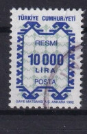 TURKEY 1992 - Canceled - Mi 197 - SERVICE - Dienstzegels