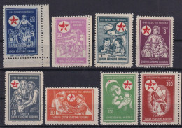 TURKEY 1948/49 - MNH - Mi 148-155 - Charity Stamps