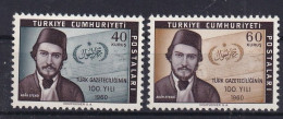 TURKEY 1960 - MNH - Mi 1781, 1782 - Unused Stamps