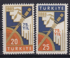 TURKEY 1958 - MNH - Mi 1571, 1572 - Unused Stamps