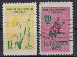 TURKEY 1955 - Canceled - Mi 1424, 1425 - Usati