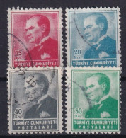 TURKEY 1955 - Canceled - Mi 1410-1413 - Used Stamps
