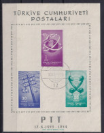 TURKEY 1954 - MNH - Mi 1401-1403, Block 65 - Ongebruikt