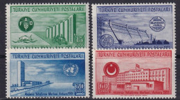TURKEY 1952 - MNH - Mi 1305-1308 - Neufs