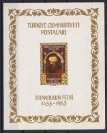 TURKEY 1953 - MNH - Mi 1360, Block 5 - Unused Stamps