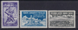 TURKEY 1952 - MNH - Mi 1345-1347 - Ongebruikt