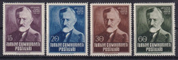 TURKEY 1952 - MNH - Mi 1313-1316 - Unused Stamps