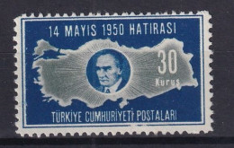 TURKEY 1950 - MNH - Mi 1253 - Neufs