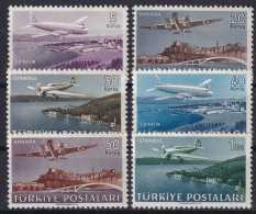 TURKEY 1949 - MNH - Mi 1225-1230 - Unused Stamps