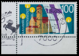 BRD BUND 1990 Nr 1467 Zentrisch Gestempelt ECKE-ULI X575DCE - Used Stamps