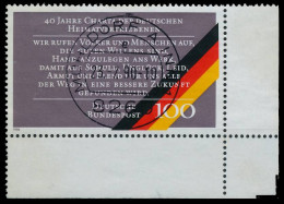 BRD BUND 1990 Nr 1470 Zentrisch Gestempelt ECKE-URE X575DDA - Oblitérés