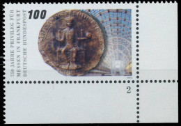 BRD BUND 1990 Nr 1452 Postfrisch FORMNUMMER 2 X575E56 - Unused Stamps