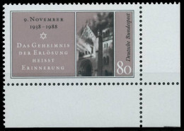 BRD BUND 1988 Nr 1389 Postfrisch ECKE-URE X57983E - Neufs