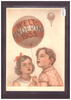 FORMAT 10x15cm - ÖSTERREICH - WELT KINDERTAG 1955 - BALLONPOST SONDERSTEMPEL - TB - Balloons