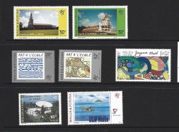 Wallis & Futuna Islands 1993 Churches , School & Christmas Issues MNH - Unused Stamps