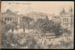 °°° 31191 - ALGERIA ALGERIE - ORAN - PLACE D'ARMES - 1927 With Stamps °°° - Oran