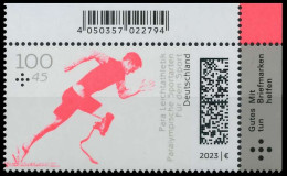 BRD BUND 2023 Nr 3763 Postfrisch ECKE-ORE X61AB16 - Unused Stamps