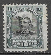 Brasil Brazil 1913 Oficiais - Hermes Da Fonseca 10 Rs RHM O-14 - Gebraucht