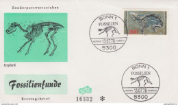Germany, 1978, Prehistoric Animal, Prehistoric Horse,Propalaeotherium Messelense - Fossilien