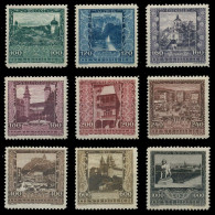 ÖSTERREICH 1923 Nr 433-441 Postfrisch Ungebraucht X6FAD56 - Unused Stamps