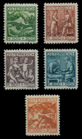 ÖSTERREICH 1924 Nr 442-446 Postfrisch X6FAD5A - Nuevos