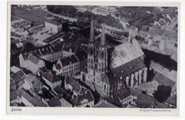 39065641 - Goerlitz / Zgorzelec, Orig. Fliegeraufnahme Mit Lutherkirche Ungelaufen  Ecken Mit Albumabdruecken, Sonst Gu - Görlitz