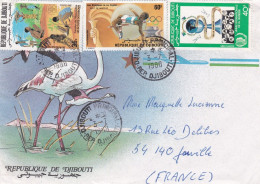 DJIBOUTI--1988--lettre Illustrée Destinée à JARVILLE -54  (France)..timbres , Cachet - Gibuti (1977-...)