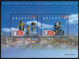 2004 Switzerland Cycling Minisheet (** / MNH / UMM) - Cycling