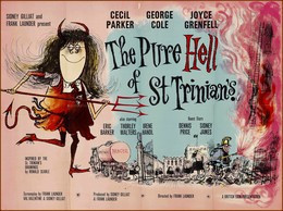 Carte Postale - Illustration : Ronald Searle (film Cinéma Affiche) The Pure Hell Of St Trinian's (pompiers) - Affiches Sur Carte