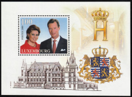 2000 Luxembourg Accession Of Grand Duke Henri Souvenir Sheet (** / MNH / UMM) - Royalties, Royals