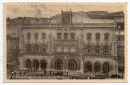 PORTUGAL - LISBOA ESTACAO DE Co. DE FERRO DO ROSSIO / RAILWAY STATION /THEMATIC STAMP-ANNIV. OF THE MEDICAL FACULTY 1937 - Lisboa