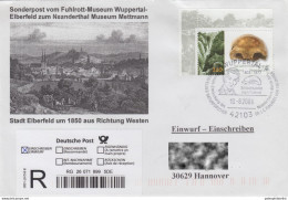 Germany 2006 Prehistoric Animal, Neandertaler, FDC, Registered Letter - Vor- U. Frühgeschichte