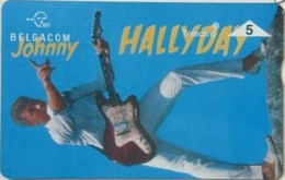 1995 : P338 5u JOHNNY HALLIDAY Guitar MINT - Zonder Chip