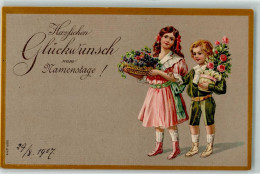 39173441 - Kinder Mit Blumen Rosen AK - Autres & Non Classés