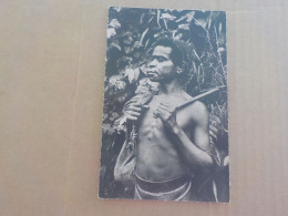 CPSM -  AU PLUS RAPIDE -  PAPOUASIE - GUERRIER MONTAGNARD   - NON VOYAGEE   - FORMAT CPA - Papua New Guinea