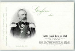 13433241 - Frierich Leopold Herzog V. Anhalt Preuss. General Mit Orden -Das Grosse Jahrhundert Serie J Nr. 313 AK - Andere & Zonder Classificatie