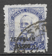 Brasil Brazil 1932 - RHM Z 12 - Serviço Aéreo Zepelin USED - Selo "VOVÓ" Rhm 240 Sobrestampados - Used Stamps