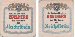 5001592 Bierdeckel Quadratisch - Reichelbräu - Für Zart Und Derb - Sous-bocks