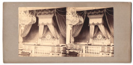 Vue Stéréoscopique-Photo Photographe Inconnu,  Vue De Versailles, Salle Marie Antoinette Im Petit Trianon  - Stereoscoop