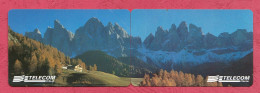 Italy, TELECOM Bilingue By 10000 Lire. Exp. 31.12.99- Dolomiti Gruppo Delle Odle- Dolomiten Geislergruppe. - Openbaar Getekend