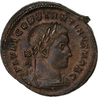 Constantin I, Follis, 306-309, Ticinum, Bronze, SUP+, RIC:719b - L'Empire Chrétien (307 à 363)