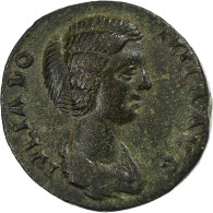 Julia Domna, As, 193-196, Rome, Extrêmement Rare, Bronze, TTB+, RIC:846 - The Severans (193 AD To 235 AD)