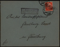 Deutsches Reich Brief Mit Landpoststempel Hörup über Flensburg Schleswig - Covers & Documents