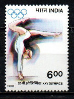 INDIA - 1992 - Gymnastics - Summer Olympics, Barcelona. - MNH - Ongebruikt