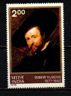INDIA - 1978 - Rubens, Self-portrait - MNH - Unused Stamps