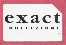 Italy- TELECOM- Exact Colezioni- Phone Card Used By 5000Lire. Ed. Technicard.  Exp 30.6.1999. Golden 611. - Public Practical Advertising