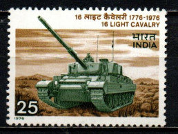 INDIA - 1976 - 16th Light Cavalry, Senior Regiment Of Armoured Corps, Bicentenary - MNH - Neufs