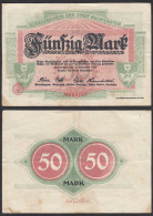 GERMANY - NEÜMUNSTER 50 Mark NOTGELD Gutschein 1918   (32280 - Sonstige & Ohne Zuordnung