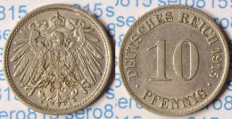 10 Pfg. Kaiserreich EMPIRE 1915 A - Jäger 13     (r618 - 10 Pfennig